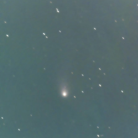 市街地からのオルバース彗星（13P）