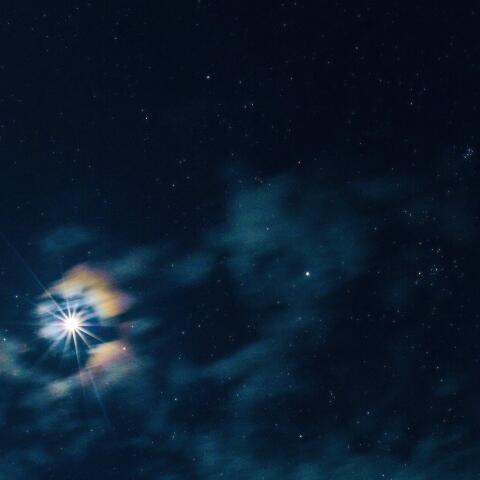 月と火星の接近　