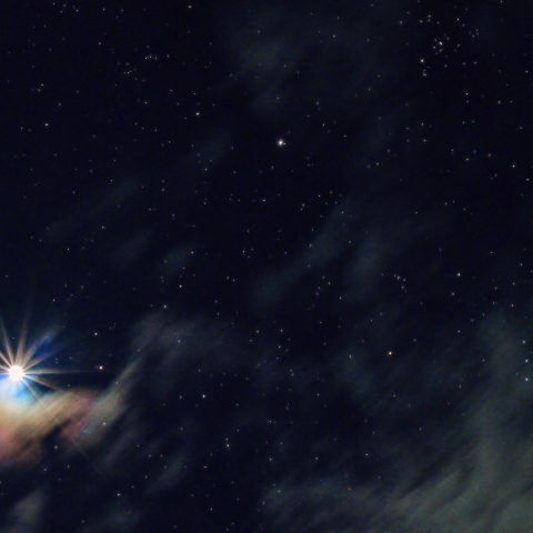 月と火星の接近 Ⅱ　