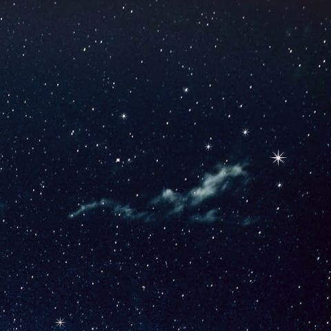 かんむり座と雲