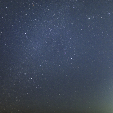 カノープスと冬の大々三角形