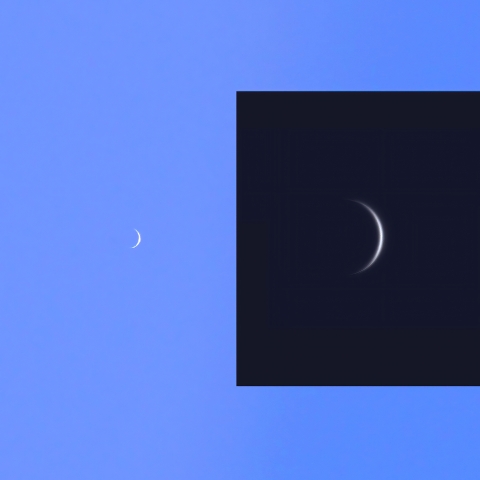 コンデジ撮影の金星（3月10日）