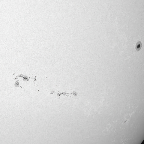 太陽黒点（4月７日）