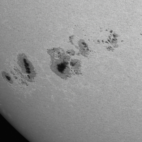 太陽黒点（12月2日）