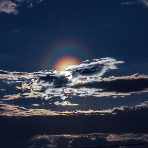 Pink Moon (4月の満月)