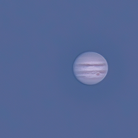 昼間の木星