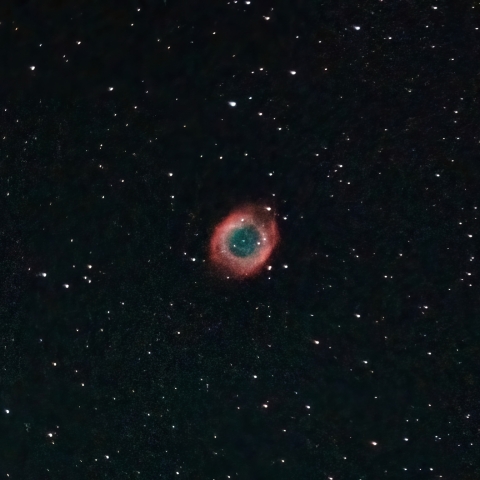スマート望遠鏡によるらせん星雲
