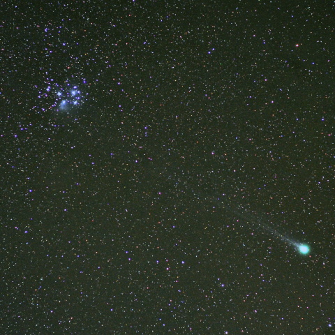 すばるとラブジョイ彗星