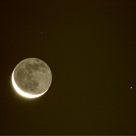 月と火星の接近