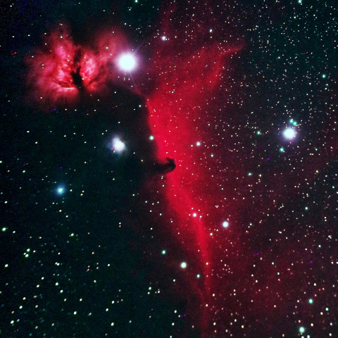 馬頭星雲　燃える木星雲