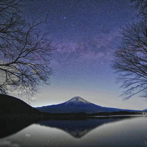富士山と銀河Ⅱ