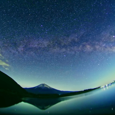 富士山と銀河Ⅲ