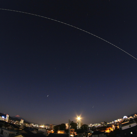 ISSとコールドムーン