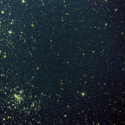 二重星団とパンスターズ彗星