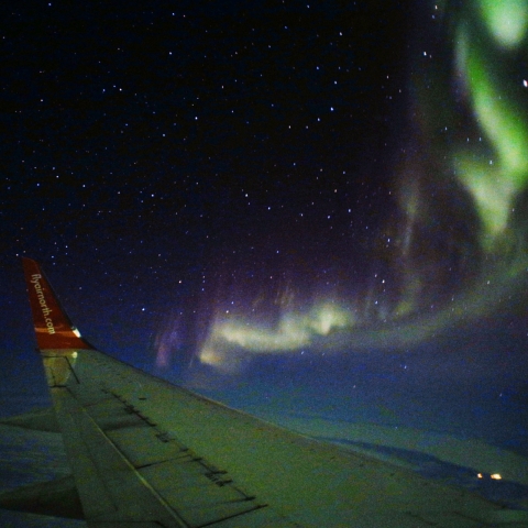 かんむり座とオーロラ（再処理）