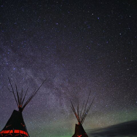 ユーコンの星空（北天）