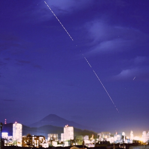 ISS　富士山から「ちきゅう」へ