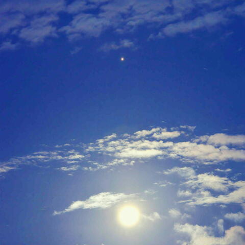 火星と月の接近