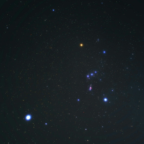 オリオンと冬の大三角