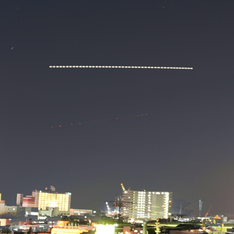 野口飛行士搭乗直後のISS