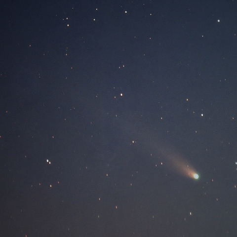 大晦日のレナード彗星