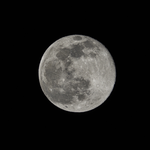 1月の満月（ウルフムーン）