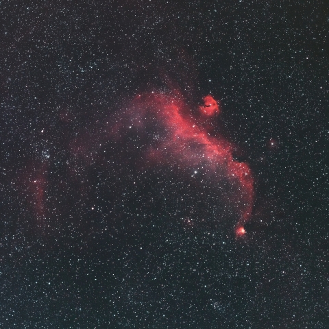 市街地からのかもめ星雲