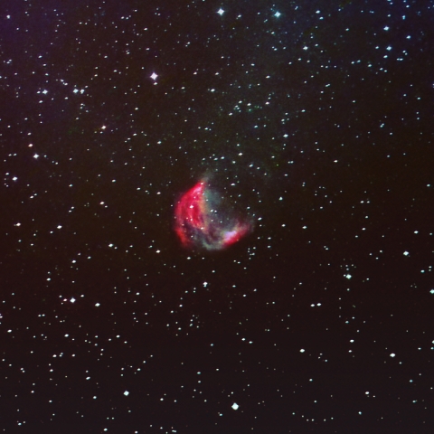 市街地からのメデューサ星雲