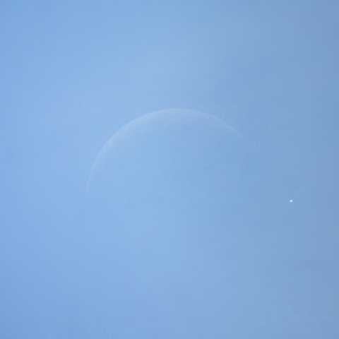 月と金星の大接近