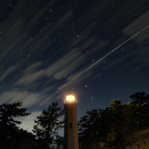 灯台とISS