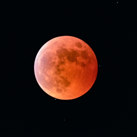 皆既月食と天王星