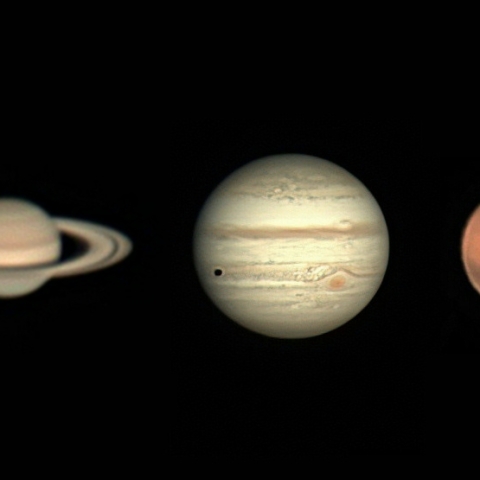 同一日（11月21日）の３惑星