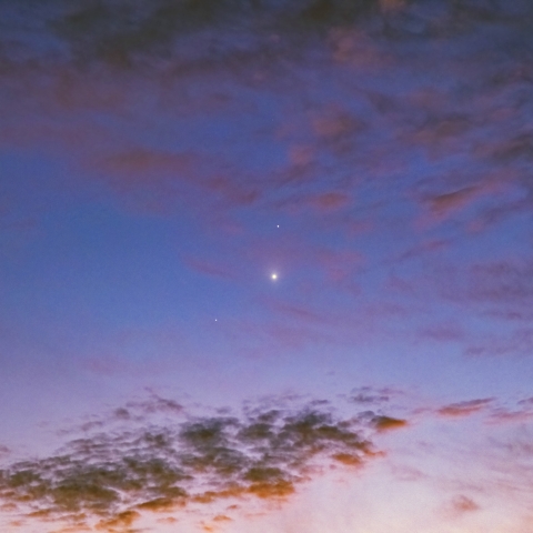 金星と土星の接近