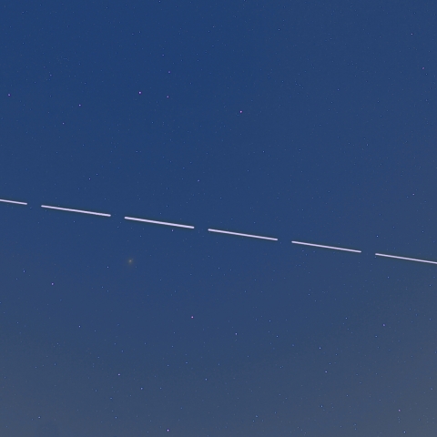 ISSとZTF彗星（C/2022E3）