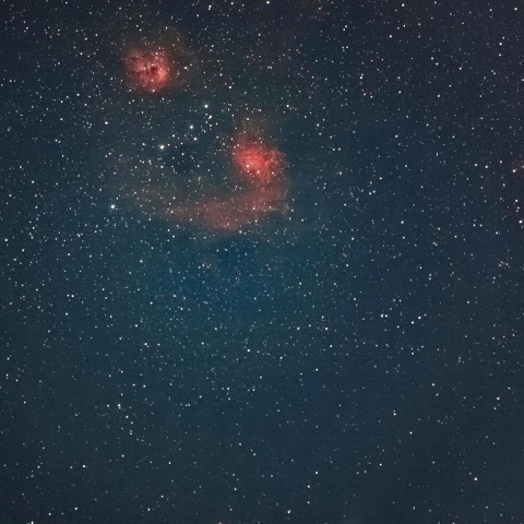 勾玉星雲とZTF彗星