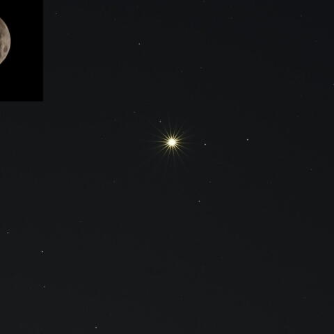 金星と天王星の接近