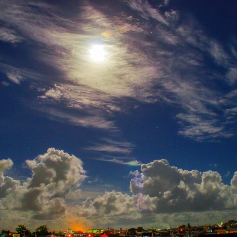 ブルームーンと土星、フォーマルハウト