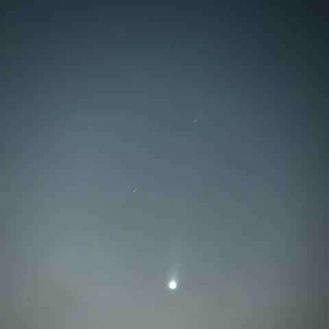 市街地からの西村彗星（C/2023 P1）　9月10日