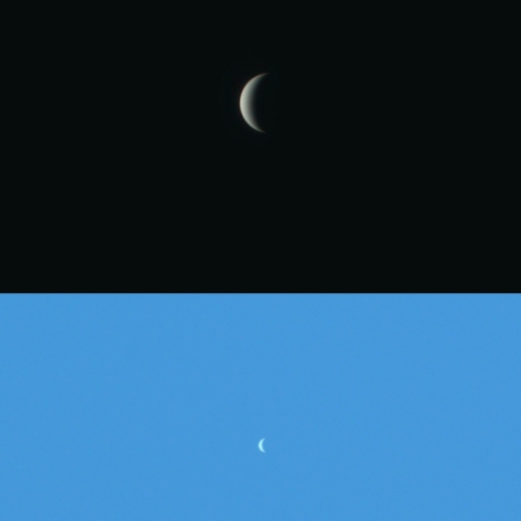 最大光度の金星