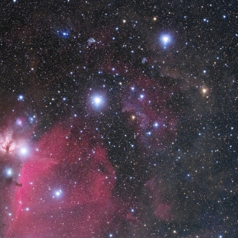 オリオン座・三ッ星付近