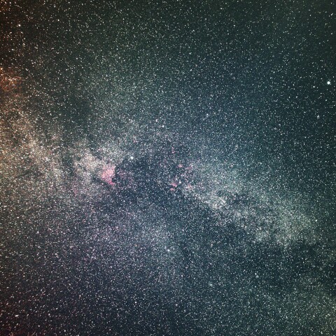 天頂付近の天の川