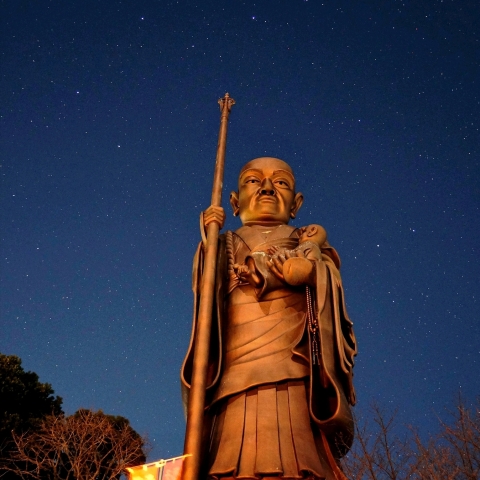 弘法大師さまと北斗七星