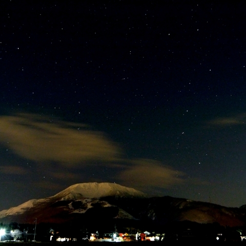 伊吹山と北斗