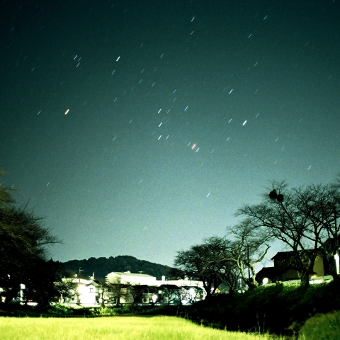 昇るオリオン座