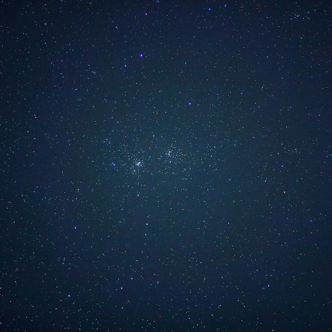 ペルセウス座の２重星団
