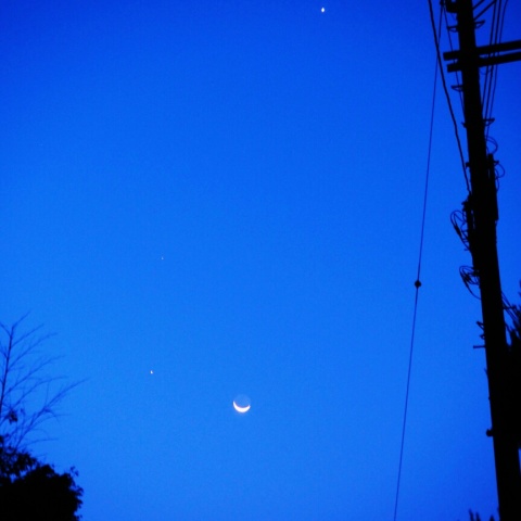 月 金星 木星 火星 集合