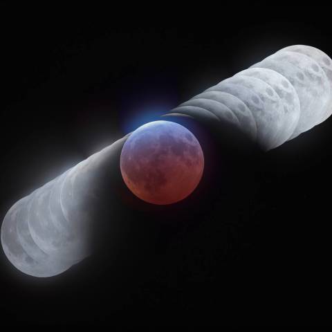 2015/4/4　皆既月食過程