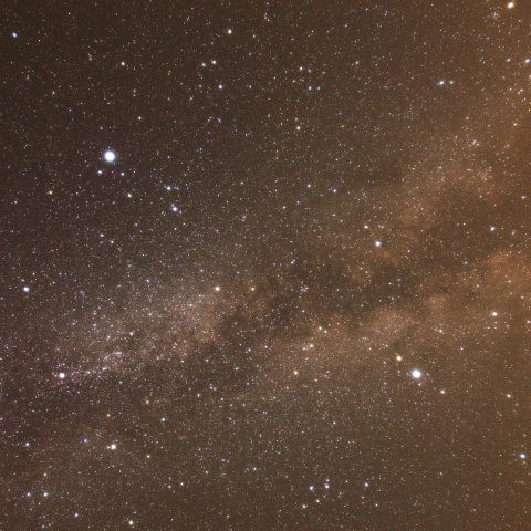 夏の大三角と天の川