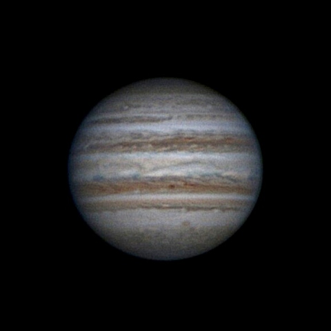 １１月７日の木星と衛星エウロパ