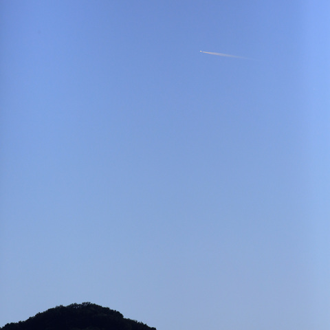 徳島から見えた！H2Aロケット